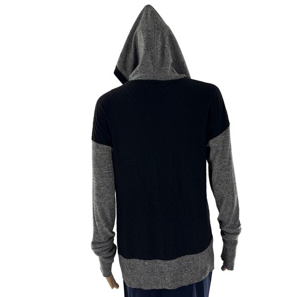 Smartwool Shadow Gray Pine Black Hooded Pullover Sweater - Picture 9 of 12